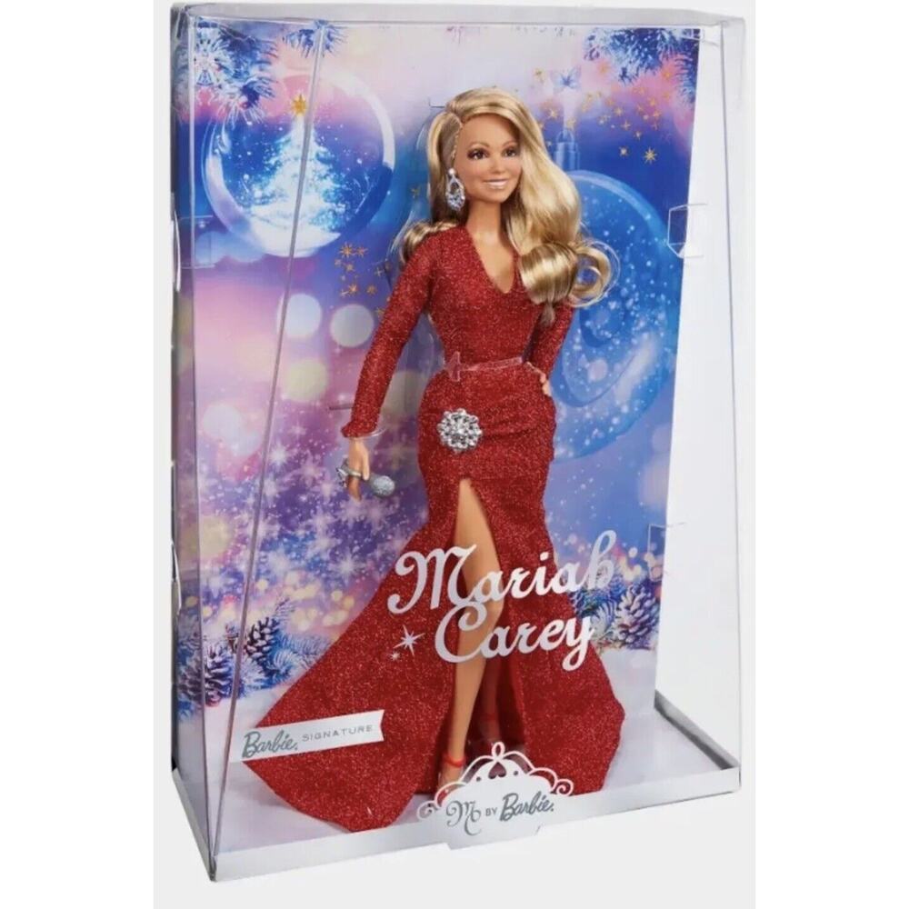 2023 Barbie Signature Mariah Carey Holiday Doll Christmas Red Dress